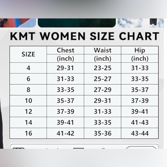 KMT Shorty Wetsuit LS Neoprene Rashguard Diving Suit Sz 16 W/Zipper Paddle Board - Picture 9 of 9